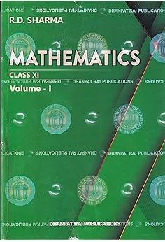 R D Sharma Mathematics for Class 11 (Set of 2 Vol.) - CBSE Examination